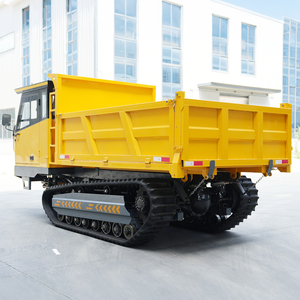 Dumper de orugas de caucho con elevación hidráulica de 8 toneladas, fabricado en China, para ingeniería, en venta - Product Image 3