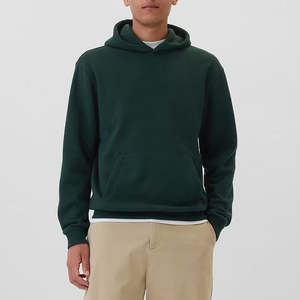 Sudaderas con Capucha y Cuello Redondo de Algodón para Hombre, Estilo Holgado, Etiqueta Personalizada OEM, Alta Calidad, Venta al Por Mayor - Product Image 1