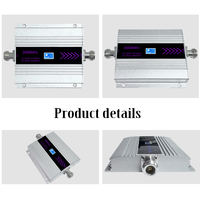 Penguat sinyal ponsel portabel, penguat sinyal jaringan seluler GSM/LTE4G Repeater sinyal 900/2600Mhz