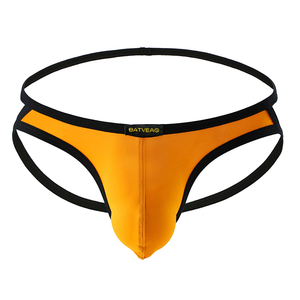 Biểu tượng tùy chỉnh Mens băng lụa thongs G-string Sexy Eo Thấp Pouch Bikini Đồ Lót Nam khiêu dâm đồ lót gay jockstrap <span class=keywords><strong>Tanga</strong></span> tóm tắt - Product Image 5
