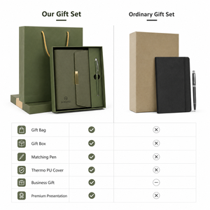 Set Regalo Notebook A5 in PU Termico con Logo Personalizzato, Chiusura Magnetica e <span class=keywords><strong>Penna</strong></span>, 100 Fogli, Agenda Aziendale Esecutiva, Regalo Aziendale - Product Image 5