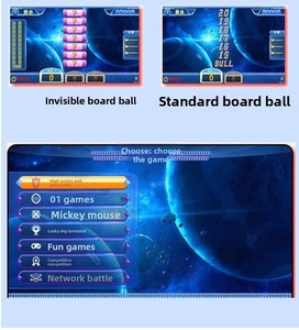 Machine <span class=keywords><strong>de</strong></span> fléchettes électronique intelligente professionnelle à vendre, pour les plus <span class=keywords><strong>de</strong></span> 6 ans, utilisée en club, <span class=keywords><strong>cible</strong></span> souple lumineuse et jeu d'arcade avec paiement par jeton - Product Image 6