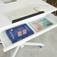 Ada fábrica inteligente móvil elevación móvil escritorio inclinable mesa de lectura individual mesa de ordenador con cajón debajo del escritorio