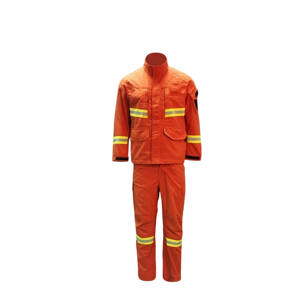 Traje de Bombero para Incendios Forestales AmpsafeX, Estilo 15, Protección Total, Material Ignífugo Aramax, ATPV21 HRC5, Modelo RJH-SLF15 - Product Image 1