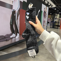 Chaussettes mi-mollet de luxe brillantes en tricot pour femme, respirantes, séchage rapide, scintillantes, pour le quotidien au printemps