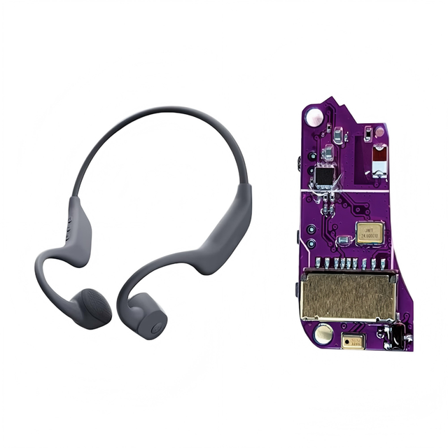 Evoflint CS028 PCBA Design Bone Conduction Sports Headphones Electronic Board Assembly Voice Control HCI 64GB RAM Android