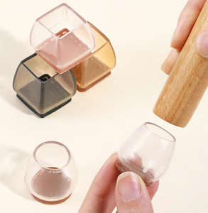 Protège-pieds <span class=keywords><strong>de</strong></span> table silencieux haute transparence, protections pour tables et chaises, patins en feutre antidérapants pour pieds <span class=keywords><strong>de</strong></span> <span class=keywords><strong>chaise</strong></span>, capuchons antidérapants pour pieds <span class=keywords><strong>de</strong></span> <span class=keywords><strong>chaise</strong></span> - Product Image 2