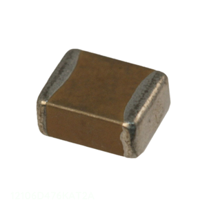 ตัวเก็บประจุเซรามิค47 uF X5R 1210 1210 (3225เมตริก) ฝาปิด MLCC 12106D476KAT2A 47 uF 6.3V - Product Image 1