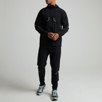 Veste coupe-vent matelassée légère et imperméable à capuche pour homme - Utilisation toute saison pour adultes