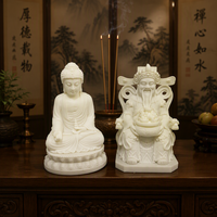 Statue de Bouddha chinois, dieu de la richesse, en résine, impression 3D, ornement artisanal, décoration Feng Shui pour la maison