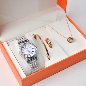 LABAOLI LA208 jewellery box set top brand luxury crystal ladies quartz customized luxury wrist watch