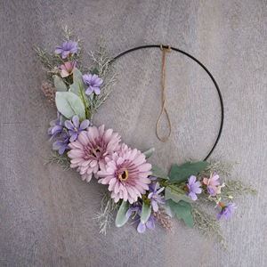 Bouquet mural de fleurs artificielles Hai Xue, violet, décoration de mariage CF01095A - Product Image 3