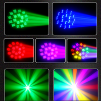 Projecteur de Scène à Tête Mobile LED Beam 200W Robotique DMX512 RVBW 7 Couleurs/Gobos 18 Prismes Effets pour Boîtes de Nuit, Discothèques et Parcs à Thèmes
