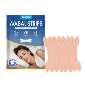 Tiras nasales de etiqueta privada Mejor respiración Tiras nasales Aliviar la congestión nasal Dejar de roncar Buen sueño - Product Image 1