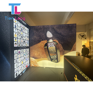 10X10 10X20 Custom Mobile Portable Led Modular <b>Backdrop</b> Equipment Seg Fabric Light Box Expo Exhibition <b>Stand</b> Exhibit Booth - Product Image 2