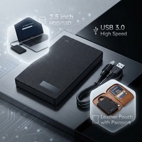 Boîtier pour disque dur SSD de 2,5 pouces, boîtier pour disque dur, 6 Gbps, pour ordinateur portable, ordinateur de bureau, pour la migration de disques