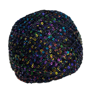 Lana Italiana Importada Carole para Tejer a Mano, <span class=keywords><strong>Moda</strong></span> de Alta Gama, 25g, Variedad de Colores con Lentejuelas Coloridas, Patrón Teñido, 58 Yuanes - Product Image 5