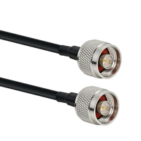 Câble coaxial blindé à faible perte 50 Ohm N mâle vers N mâle LMR400 pour antenne extérieure et pont sans fil