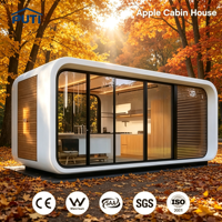 Cabine de luxe Apple de 13 m² – Maison préfabriquée modulaire avec cuisine, prête pour l'espace de travail