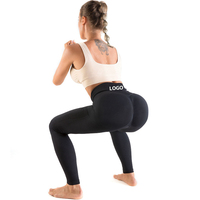 Leggings de yoga sexy sans couture à taille haute pour femmes, leggings de sport personnalisés pour soulever les fesses, tenues de yoga