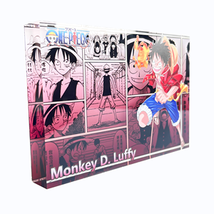 Factory Customisable Anime Square Display Two-Dimensional Cartoon Animated Personalised Acrylic Photo Block Plastic Crafts Anime