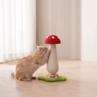 Mainan Penggaruk Kucing Putar 30cm Modern Sisal Solid Tahan Lama Ramah Lingkungan Merek MJF PT-24