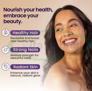 VitaSpring NAD+ Resveratrol Berberina Biotina Suplemento para Cabello, Piel y Uñas Colágeno Queratina Zinc Vitamina K2 y <span class=keywords><strong>D3</strong></span> Gomitas de NAD - Product Image 2