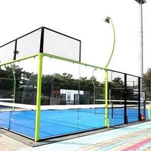 Terrain de padel panoramique complet chinois, durée de vie de 20 ans, 10 m x 20 m - Product Image 4