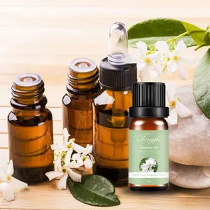 Fragrância duradoura para cosméticos top, óleo essencial de jasmine natural 100% puro