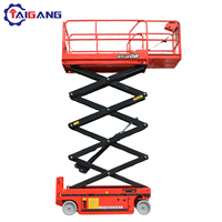 Batteriebetriebener ISO-zertifizierter Tragbarer Mini-Lift mit Rädern 16m Max. Plattformhöhe 100kg Tragfähigkeit für Materialhandhabung und Beladung