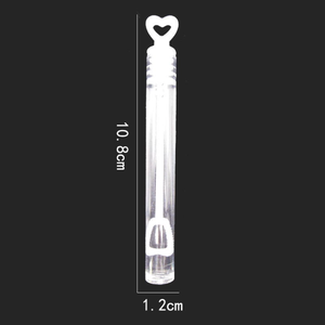Nicro Vente en gros Personnalisé 4ml Tube à bulles en plastique en forme de cœur Mini flacon à bulles de savon Jouets pour enfants Bâtonnets à bulles Cadeaux de fête d'<span class=keywords><strong>anniversaire</strong></span> - Product Image 6