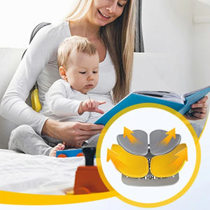 Cojín de malla transpirable para asiento de coche, ergonómico, soporte lumbar ajustable de múltiples lados - Product Image 4