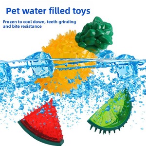 Jouet pour chien best-seller en TPR, <span class=keywords><strong>anneau</strong></span> à mâcher pour la <span class=keywords><strong>dentition</strong></span>, rafraîchissant, sonore, en forme <span class=keywords><strong>de</strong></span> fruits congelés, nouveauté été - Product Image 5