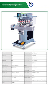 New 5 Màu 6 Màu Khí Nén Pad Máy In Kín Đóng Mực Cup Tampo In Đồng Hồ Quay Số Pad Máy In Với Đưa Đón - Product Image 2