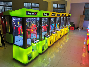 ¡Mini Super Arcade Crane Claw Game Machine Material plástico X Claw Doll Toy Catcher Versión <span class=keywords><strong>en</strong></span> inglés Coin Pusher Showtime! - Product Image 2