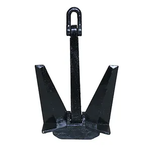 Quality assurance black bitumen paint strong and durable stainless steel pool anchor for marine vessels and ships