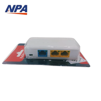 Extensor PoE 1 Entrada 2 Salidas 100Mbps RJ45, Repetidor de Montaje en Pared 250m para Cámara IP, Switch de Red, CCTV, Apilable