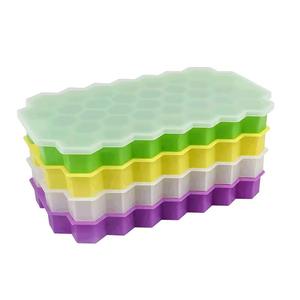 Bandeja de silicona ecológica para cubitos de hielo de fábrica, mini máquina para hacer helados - Herramienta de cocina reutilizable, no tóxica, para congelar, color personalizado - Product Image 4