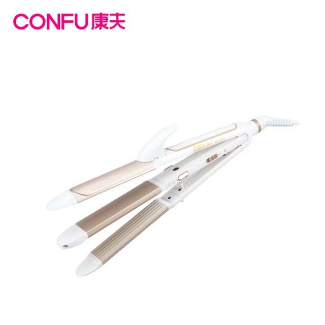 CONFU Portable Hair Straightener Flat Iron Hair Care Appliance Iron Wide Plate Hair Straightener