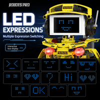 Kit de Robótica Educativo para Programación, Bloques de Construcción, Juguete de Ingeniería, Vehículo, Bulldozer/Robot/Excavadora, Autos de Construcción