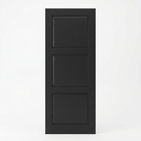 Revêtement de porte en PVC laminé populaire pour la fabrication de portes Shaker à 3 panneaux, tailles et couleurs personnalisables