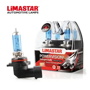 Limastar卤素灯泡9006 HB4 12V 55W P22d超白汽车灯