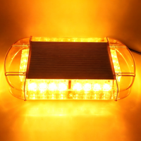 Barre lumineuse de signalisation LED 24W, montage magnétique sur toit, indice de protection IP65, 12-24V, Led Soul LS-WA-B0835G, boîtier en alliage d'aluminium PC, multiple