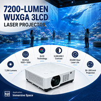 Projecteur laser 3LCD 7200 lumens WUXGA pour projection 3D, mapping, art numérique, musée et expérience immersive