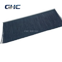 Brosses à bande en aluminium pour joints de porte, brosses à bande à poils longs en nylon pour l'étanchéité des portes et le nettoyage des machines