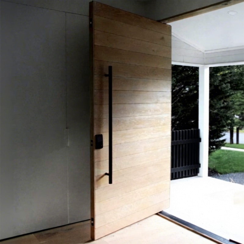 Solid Wood Hinged Door with Long