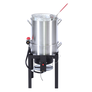 Panela de Propano para Fritar Peru 30qt e Acessórios Conjunto Especial de Cozinha para Exterior - Product Image 3