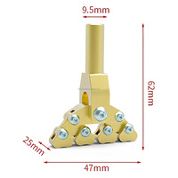 Tête de presse à frettes de guitare à rayon variable auto-adaptative pour la réparation et la fabrication de guitares acoustiques, électriques et classiques