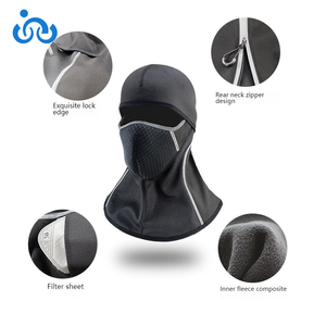 Cagoule polaire thermique multifonctionnelle pour l'hiver, coupe-vent, respirante, cache-cou <span class=keywords><strong>ultra</strong></span> <span class=keywords><strong>doux</strong></span> et chaud pour le ski et le cyclisme - Product Image 2