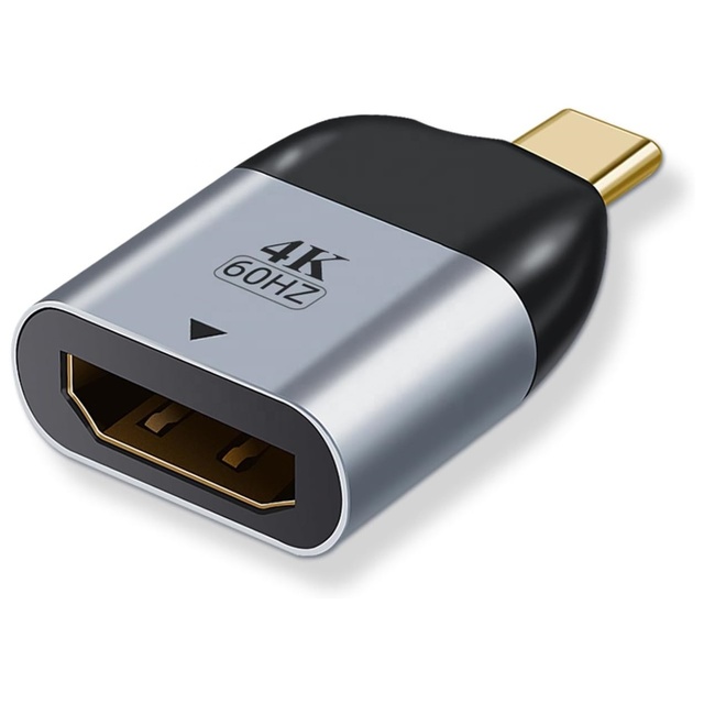 4K 60Hz USB C to HDMI Adapter, USB Type-C to HDMI Female Converter for MacBook Pro/Air, Surface, iPad Pro, Galaxy and More